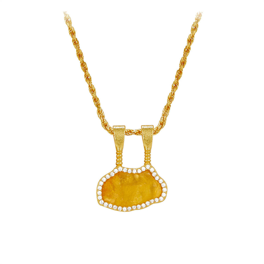 Golden Lock Necklace