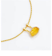 Golden Lock Necklace