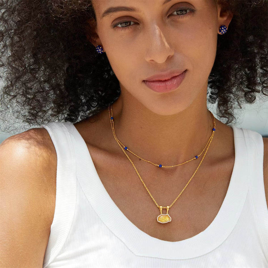 Golden Lock Necklace