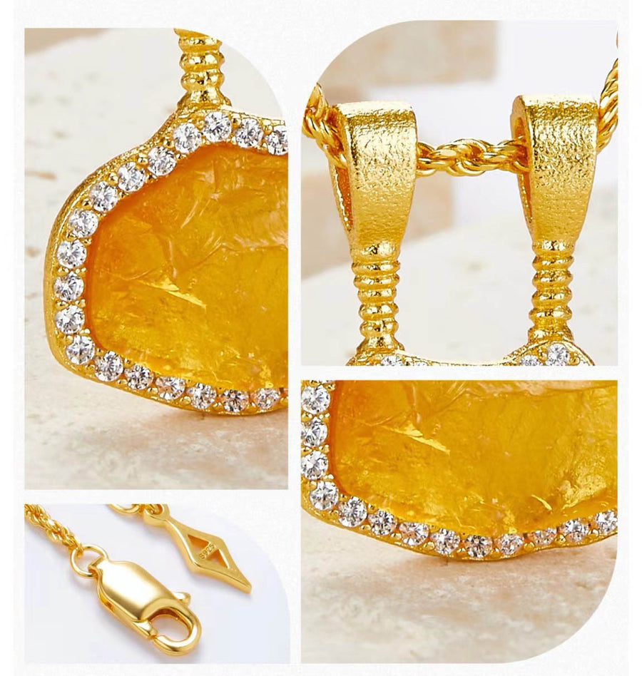 Golden Lock Necklace