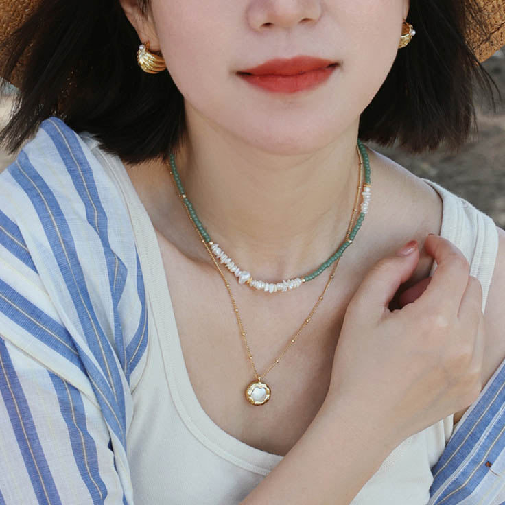 Natural Baroque Pearl Necklace