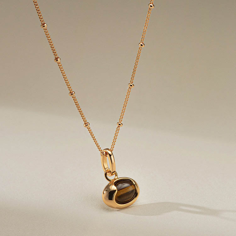 Tiger Eye Stone Necklace