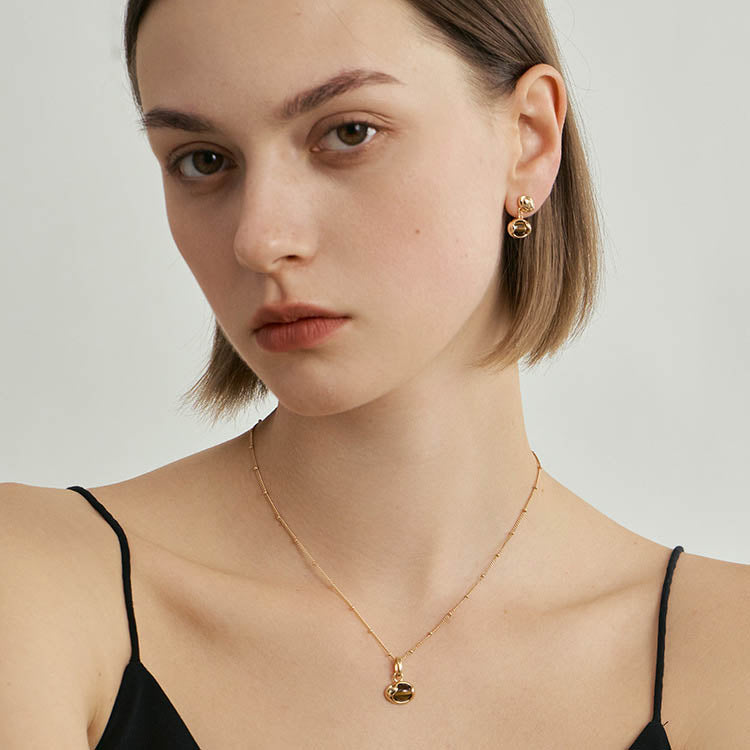 Tiger Eye Stone Necklace