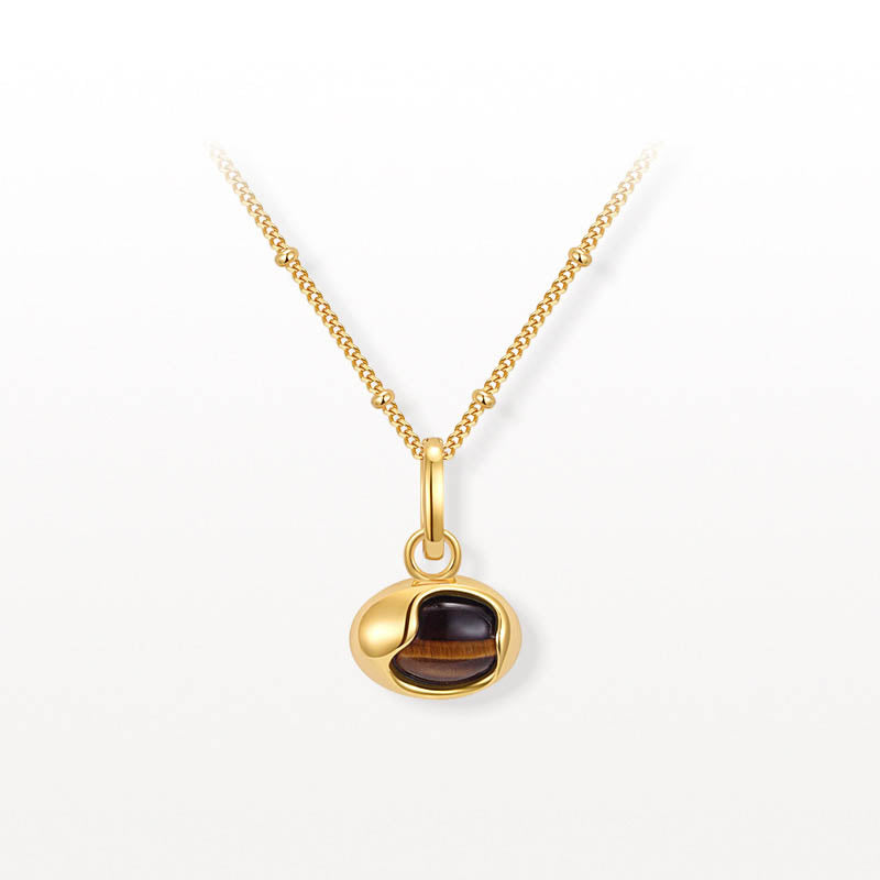 Tiger Eye Stone Necklace