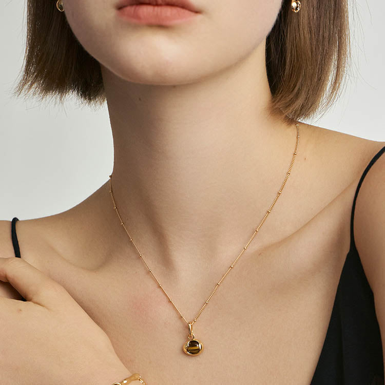 Tiger Eye Stone Necklace